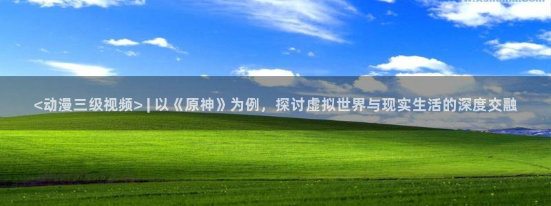 网页版omofun：<动漫三级视频> | 以《原神》为例，探讨虚拟世界与现实生活的深度交融