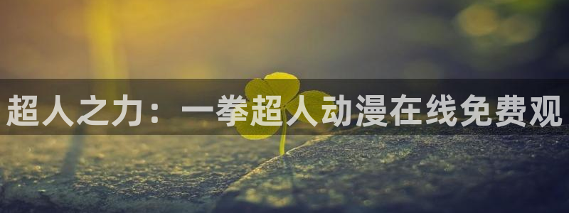 omofun在线观看免费动漫：超人之力：一拳超人动漫在线免费观